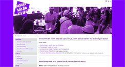 Desktop Screenshot of basileasalsaclub.ch